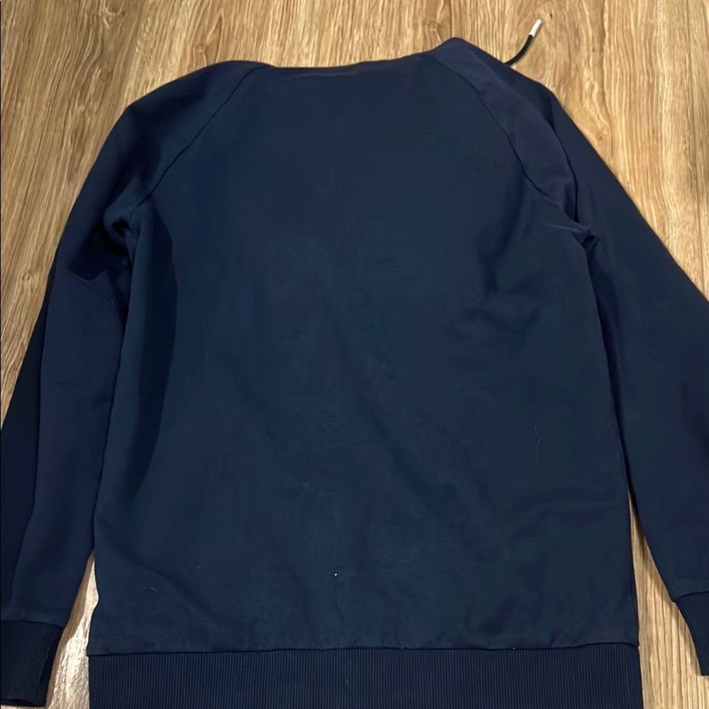 Gymshark Blue Sweatshirt with White Accents - Picture 6 of 7